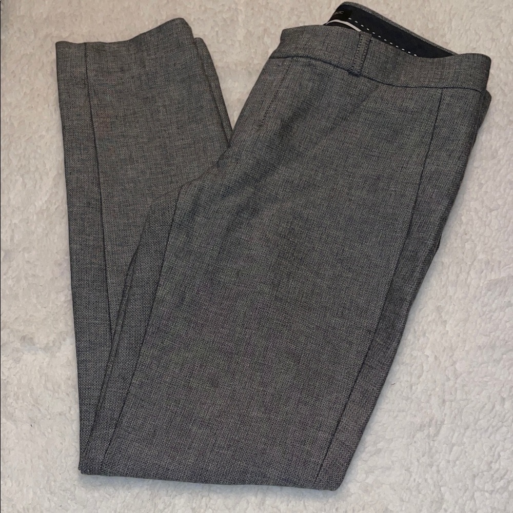 Banana Republic Sloan Charcoal & Black Dress Pants. Skinny. Low Rise. Size 4 - Picture 1 of 12